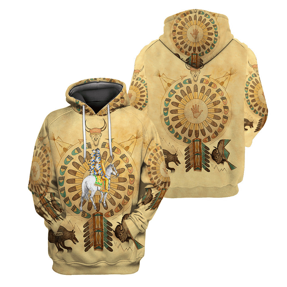 Native American 3D All Over Printed Unisex Shirts