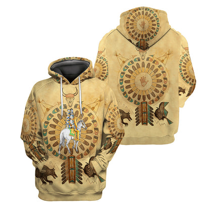 Native American 3D All Over Printed Unisex Shirts