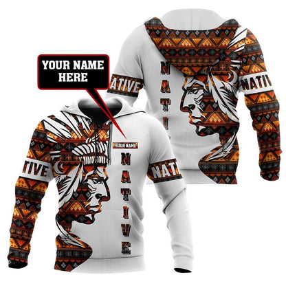 Customize Name Native American 3D All Over Printed Unisex Shirts