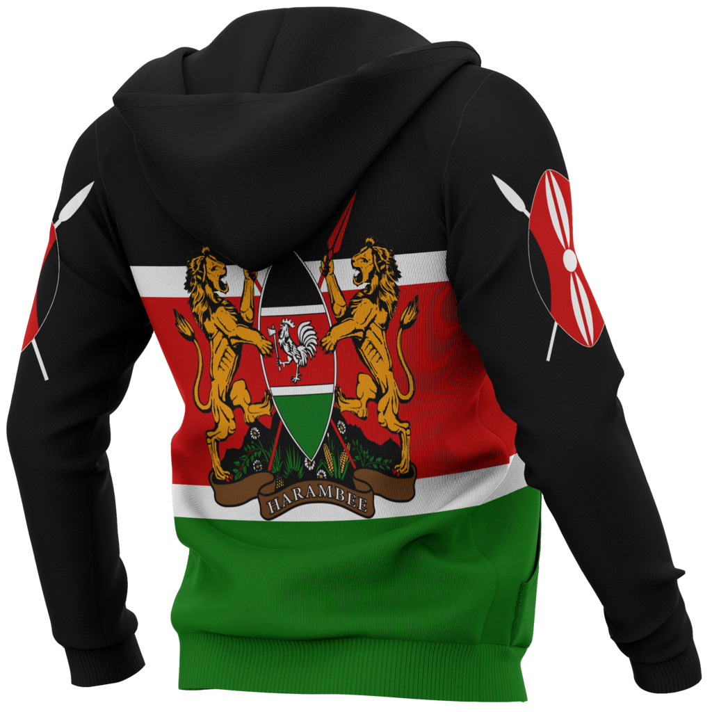 Kenya Map 3D All Over Printed Shirts for Men and Women TT0069-Apparel-TT-Hoodie-S-Vibe Cosy™