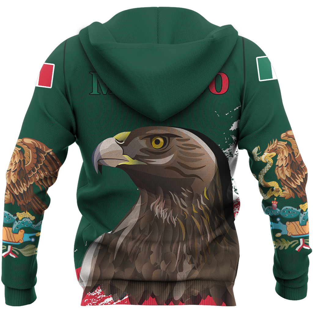 Mexico - Golden Eagle Special Hoodie A7-Apparel-HP Arts-Hoodie-S-Vibe Cosy™
