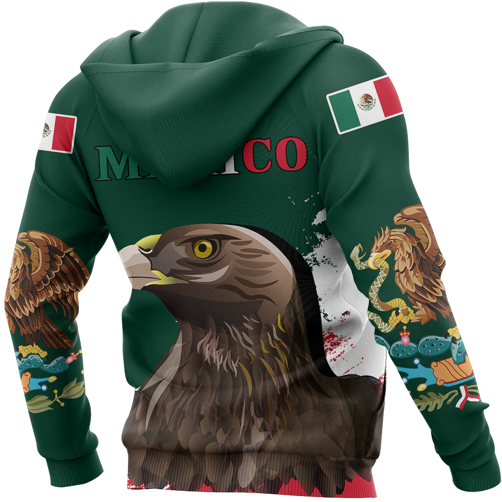 Mexico - Golden Eagle Special Hoodie A7-Apparel-HP Arts-Hoodie-S-Vibe Cosy™