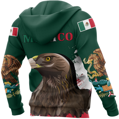 Mexico - Golden Eagle Special Hoodie A7-Apparel-HP Arts-Hoodie-S-Vibe Cosy™