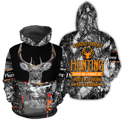 Deer Hunt Weekend 3D All Over Printed Shirts