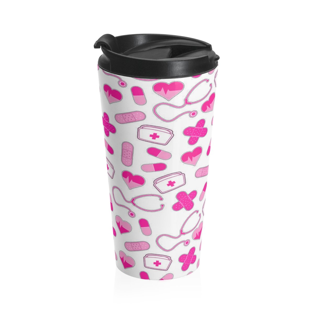 Nurse Style Stainless Steel Travel Mug-Mug-Printify-Travel Mug-Vibe Cosy™
