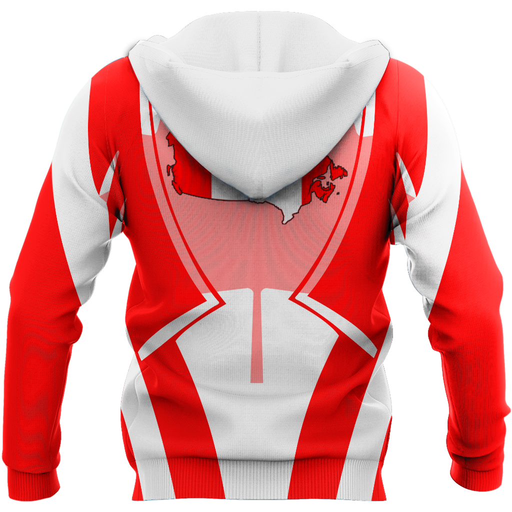 Canada In My Heart Red Maple Leaf Hoodie-HHT09072010-Apparel-PL8386-Hoodie-S-Vibe Cosy™
