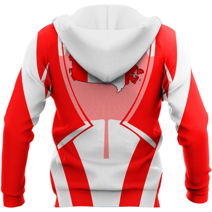 Canada In My Heart Red Maple Leaf Hoodie-HHT09072010-Apparel-PL8386-Hoodie-S-Vibe Cosy™