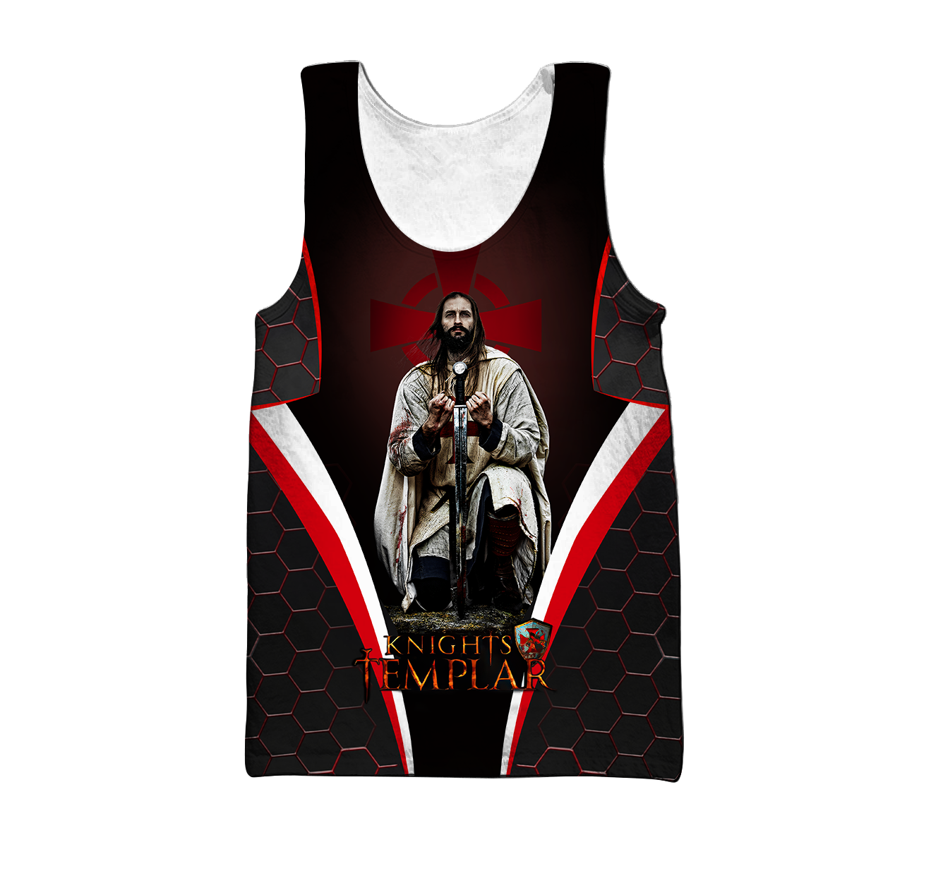 Knights Templar 3D all over printed for men and women PL19082002