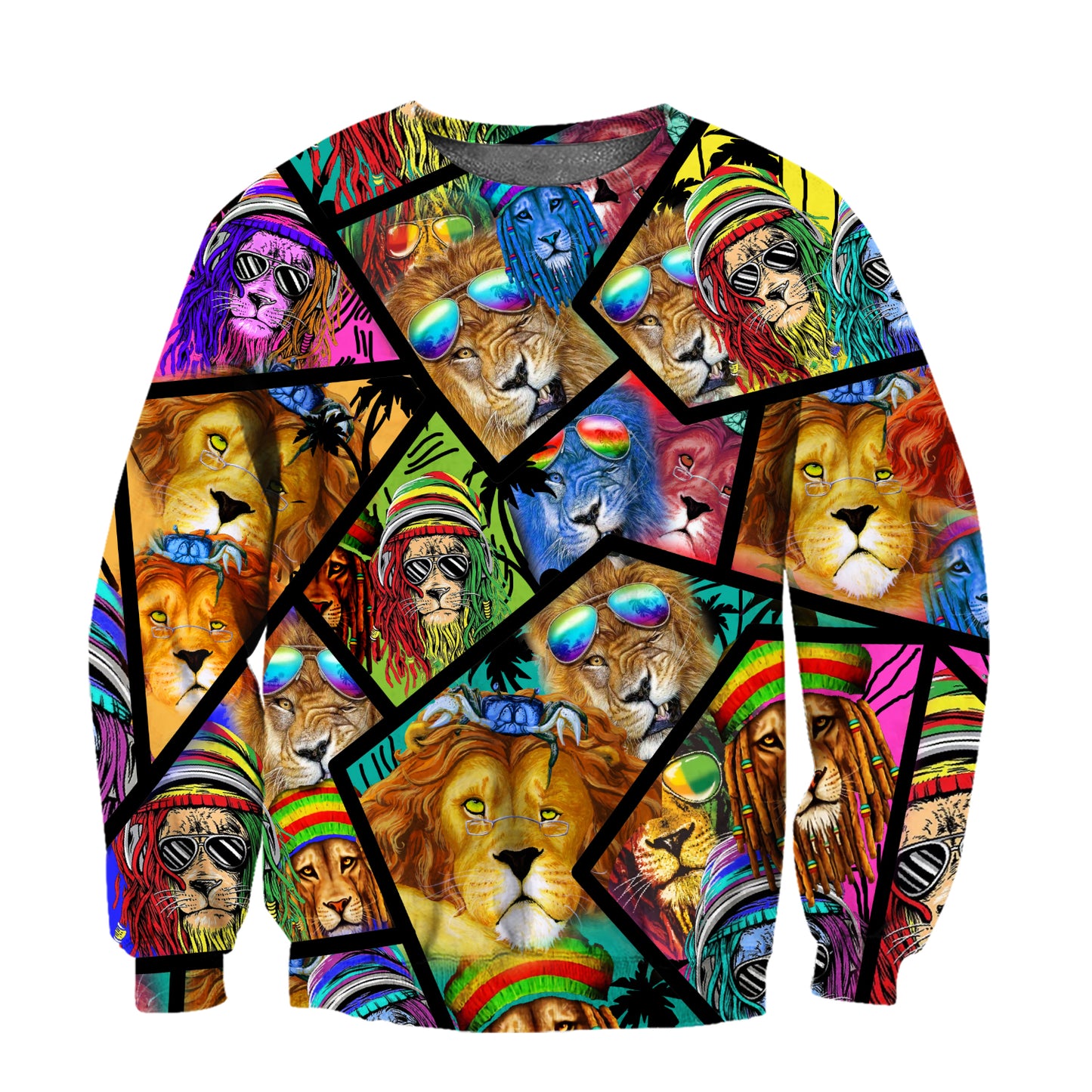 Twenty Shades Lion Over Printed Hoodie