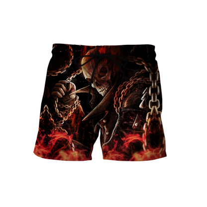 Premium All Over Printed Fire Skull Shirts MEI