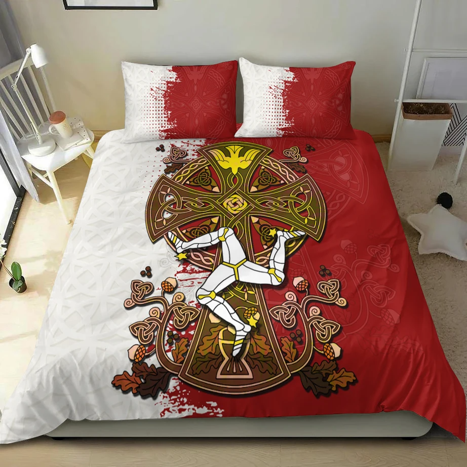 Premium 3D Printed Isle Of Man Bedding Set MEI