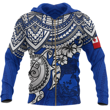Tonga in My Heart Polynesian Tattoo Style 3D Printed Shirts TT0026-Apparel-TT-Zipped Hoodie-S-Vibe Cosy™