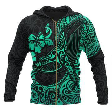 Hawaii Polynesian Tattoo Style 3D Printed Shirts TT0058-Apparel-TT-Zipped Hoodie-S-Vibe Cosy™