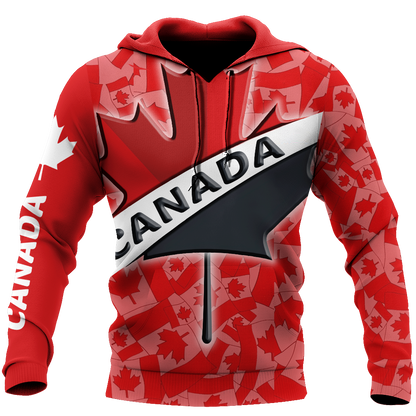 Canada All Over Print 3d all over printed maple leaf spider HHT10072015-Apparel-PL8386-Hoodie-S-Vibe Cosy™