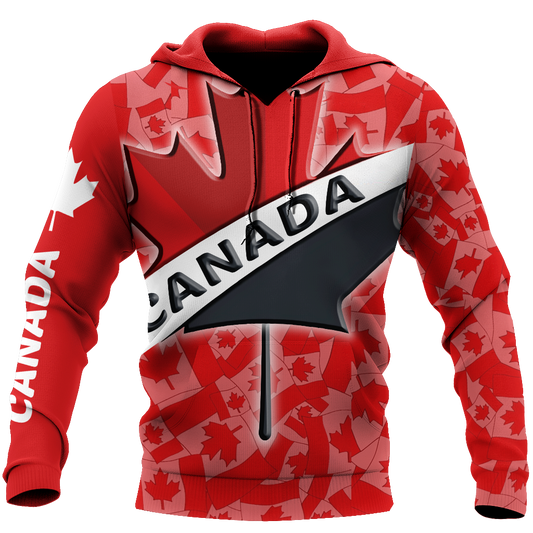 Canada All Over Print 3d all over printed maple leaf spider HHT10072015-Apparel-PL8386-Hoodie-S-Vibe Cosy™