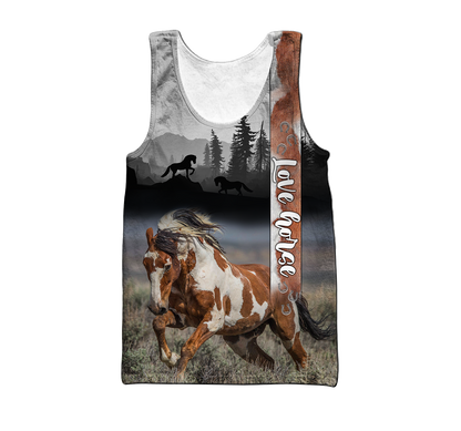 Beautiful American Paint Horse 3D All Over Printed Shirts For Men And Women DA19112005