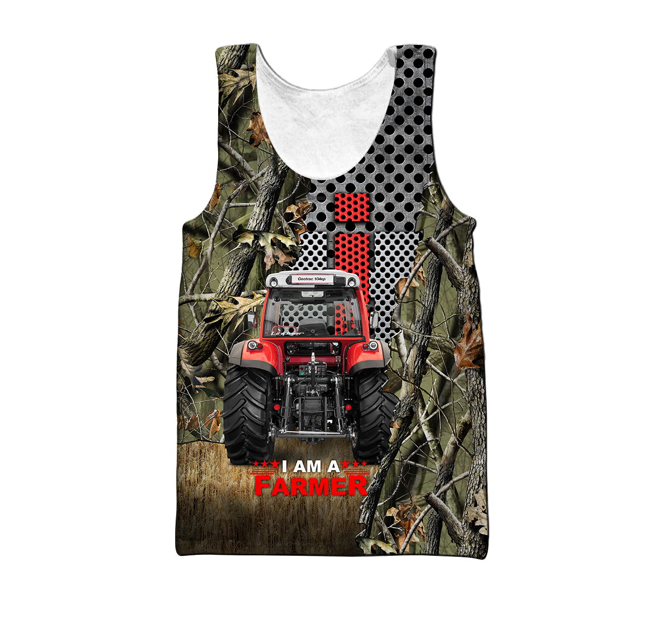 All Over Printed Farmer Tractor Hoodie MEI
