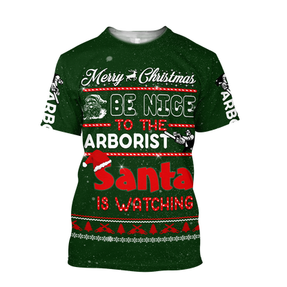 Premium Arborist All Over Printed Christmas Shirts For Men And Women MEI