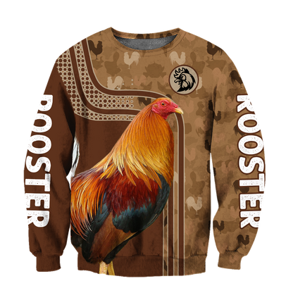 Premium Rooster 3D All Over Printed Unisex Shirts