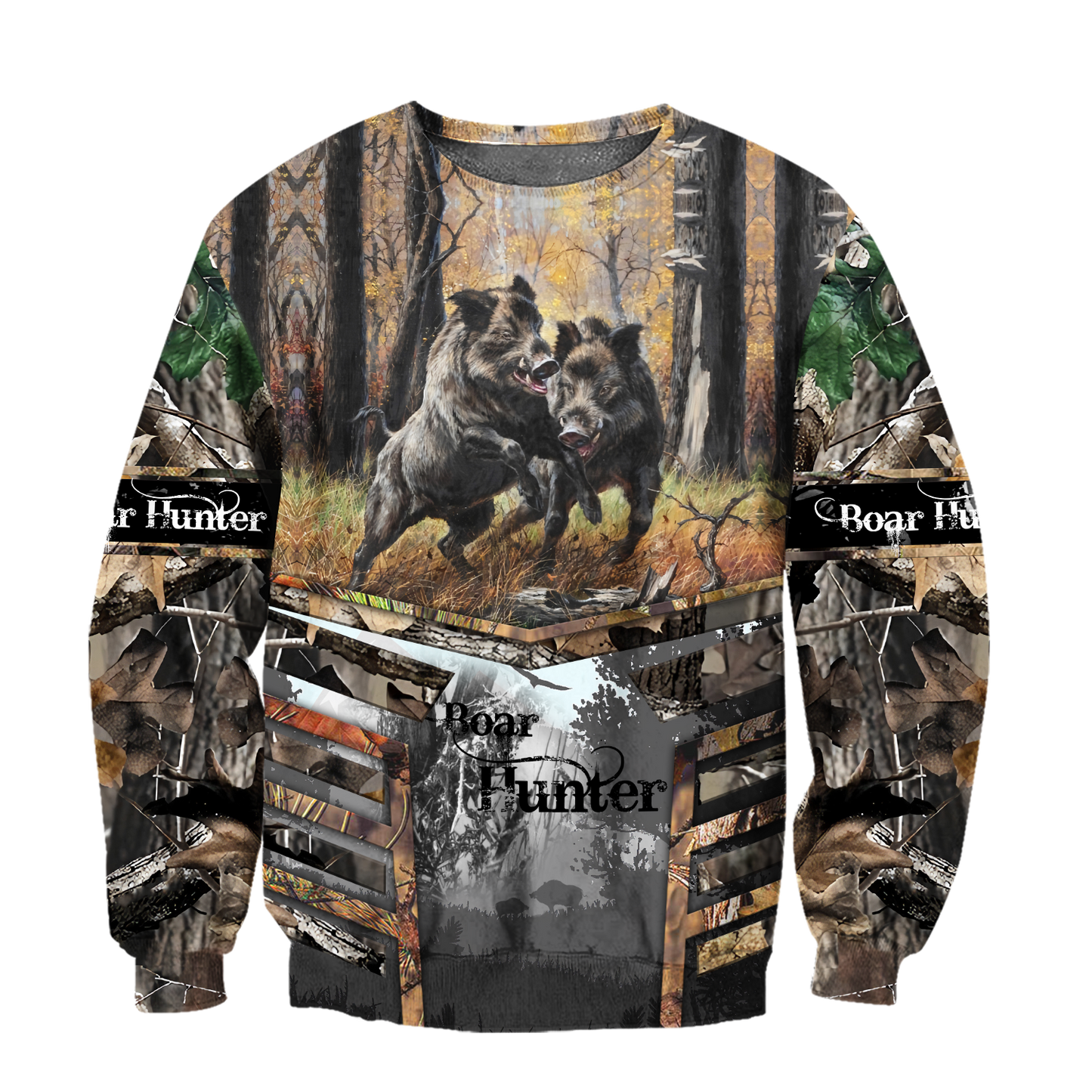 Great Boar Hunting Camo 3D All Over Print  Hoodie DL2022002S