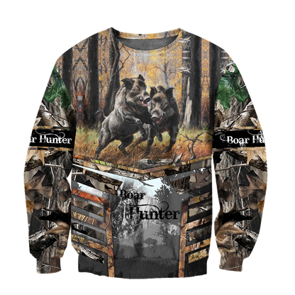Great Boar Hunting Camo 3D All Over Print  Hoodie DL2022002S