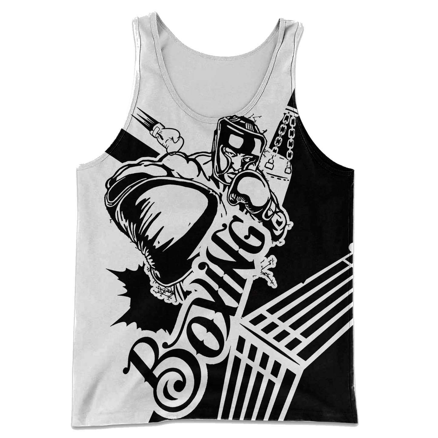 Art Boxing 3D Printed ML-Apparel-ML-Tank Top-S-Vibe Cosy™