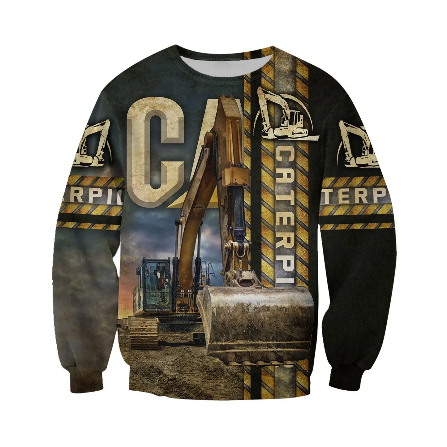 LOVE HEAVY EQUIPMENT 3D ALL OVER PRINTED SHIRTS AND SHORT FOR MAN AND WOMEN PL12032005-Apparel-PL8386-Sweatshirt-S-Vibe Cosy™