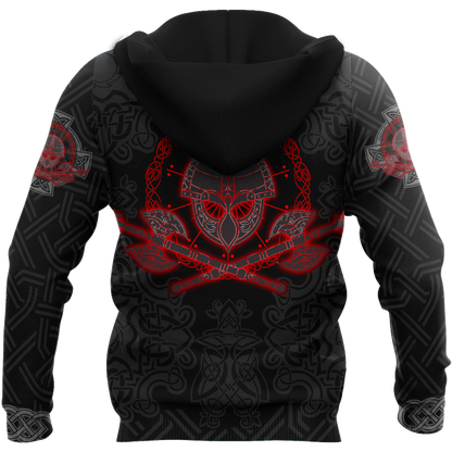 Love Viking Warriors tattoos 3D all over printed for man and women HHT30062001-Apparel-PL8386-Hoodie-S-Vibe Cosy™