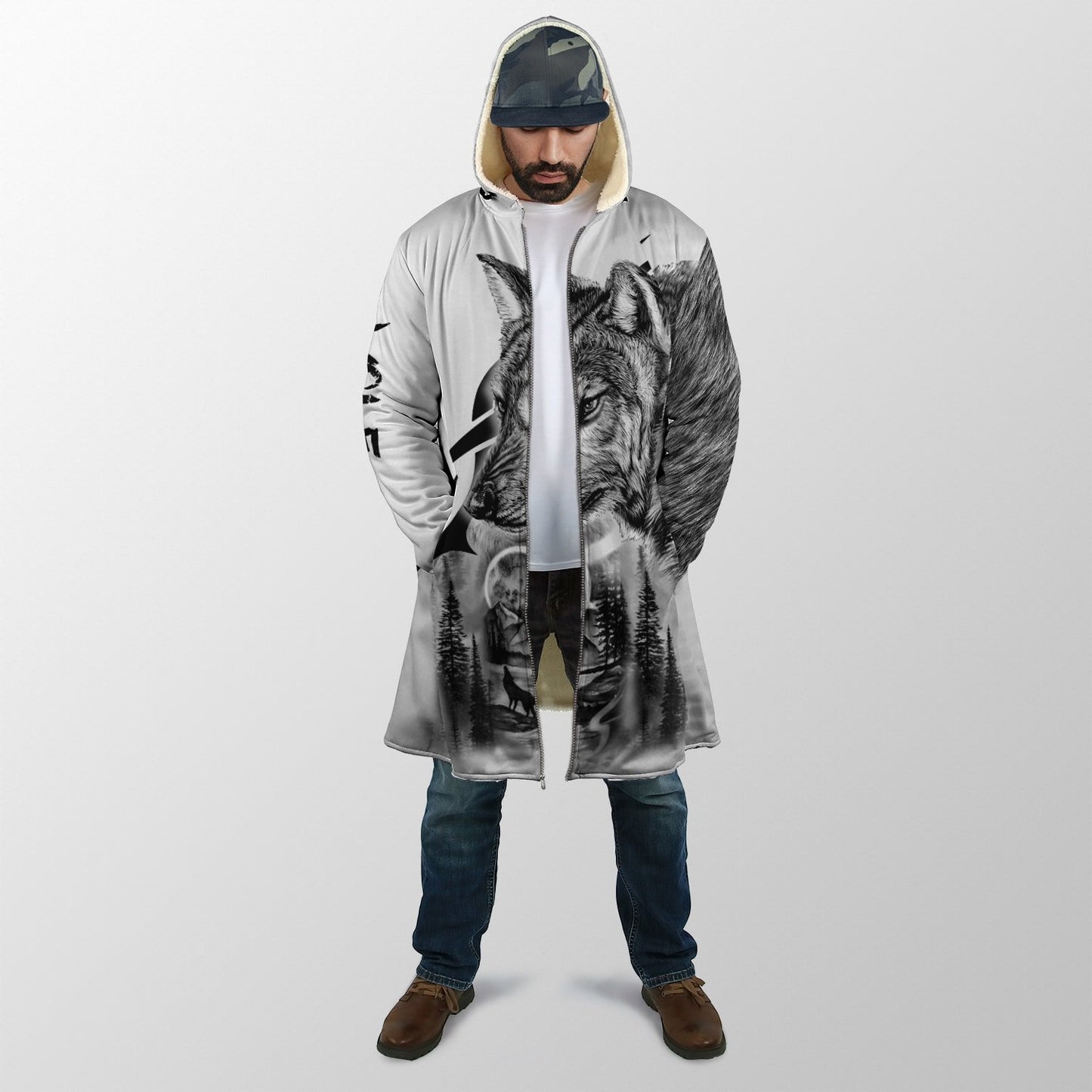 Wolf - A Wild Soul Can Never Be Tamed 3D All Over Printed Unisex Shirts No 02