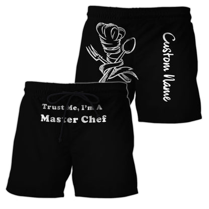 Custom Name Master Chef 3D All Over Printed Unisex Shirts