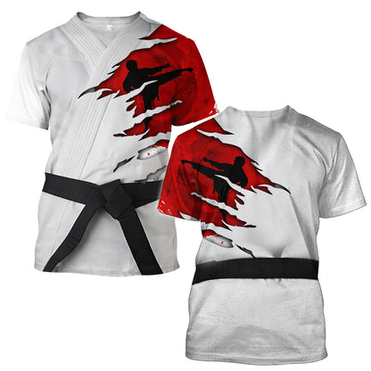 Karate Tattoo 3D All Over Printed Unisex Shirts