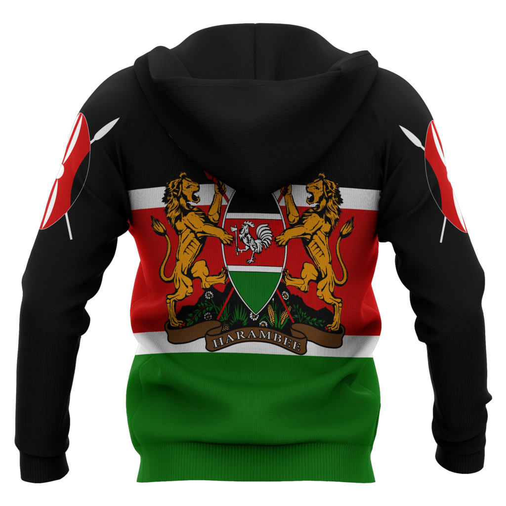 Kenya Map 3D All Over Printed Shirts for Men and Women TT0069-Apparel-TT-Hoodie-S-Vibe Cosy™