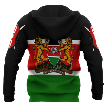 Kenya Map 3D All Over Printed Shirts for Men and Women TT0069-Apparel-TT-Hoodie-S-Vibe Cosy™
