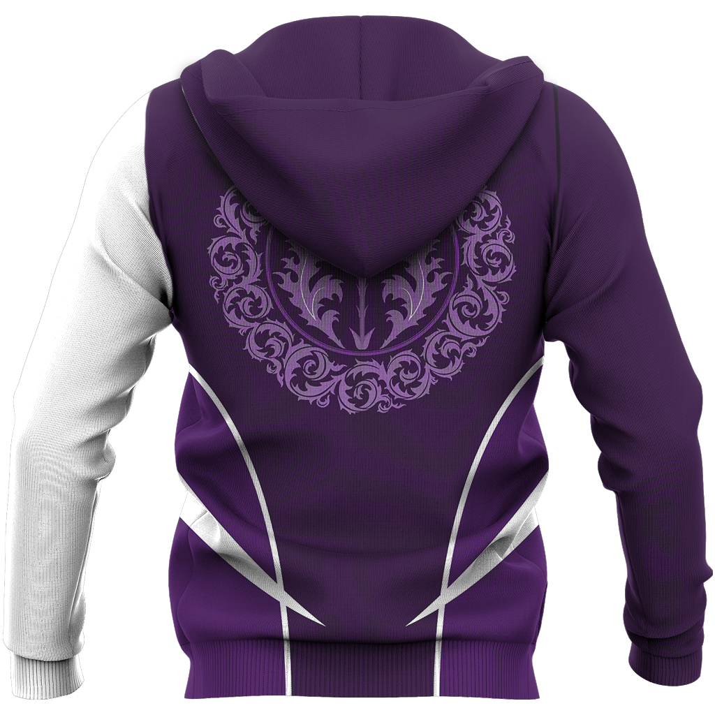 Scottish Thistle - Active Special Hoodie-Apparel-HD09-Zip Hoodie-S-Vibe Cosy™