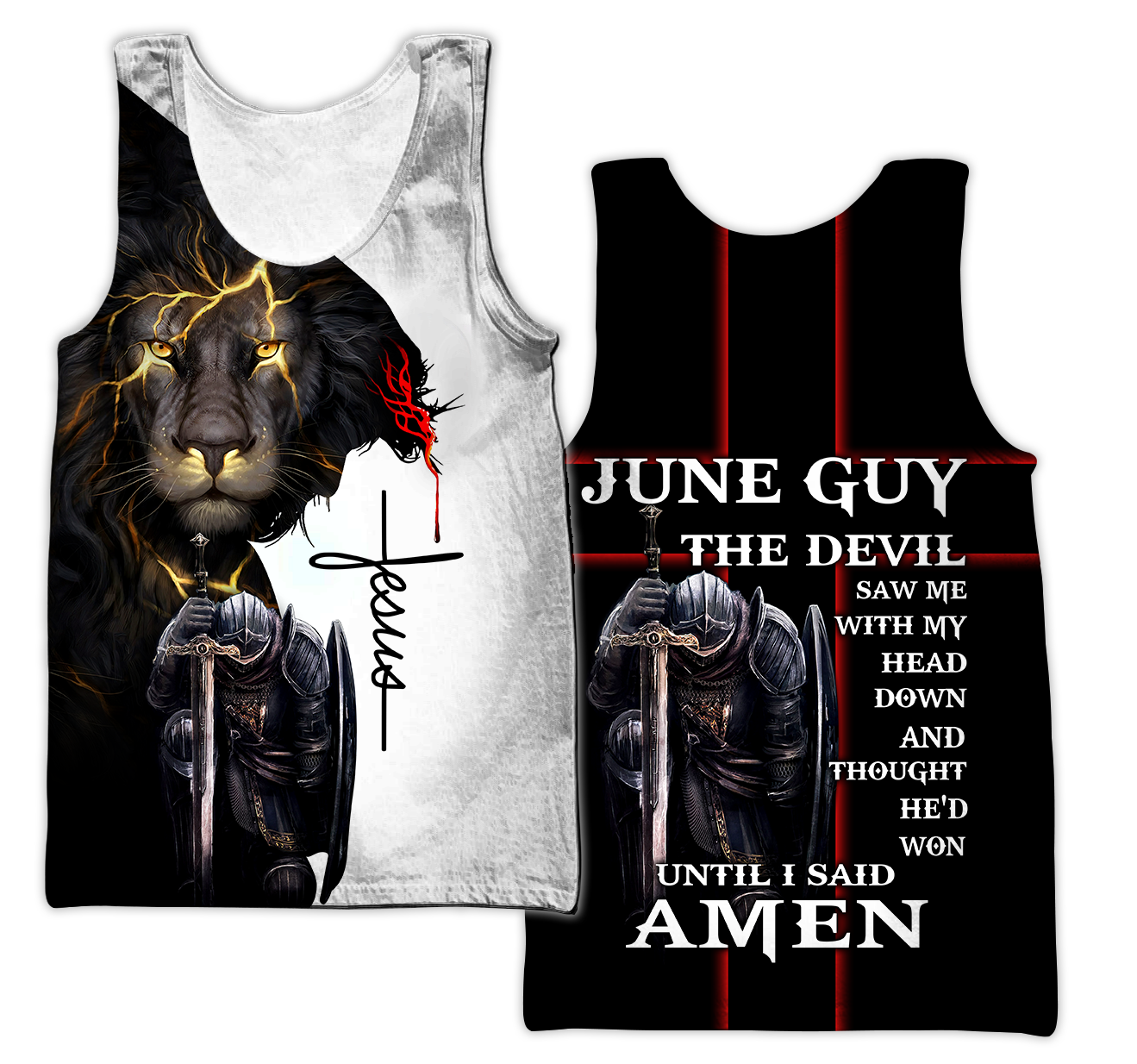 June Guy- Untill I Said Amen 3D All Over Printed Shirts For Men and Women Pi250501-Apparel-TA-Tank Top-S-Vibe Cosy™