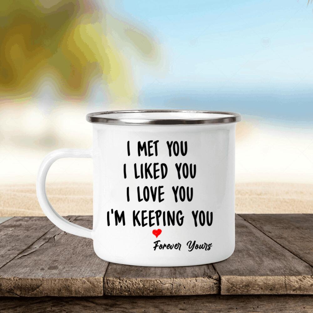 I love you, I like you Personalized Valentine Gift For Him/ Gift For Her Campire Mug XT