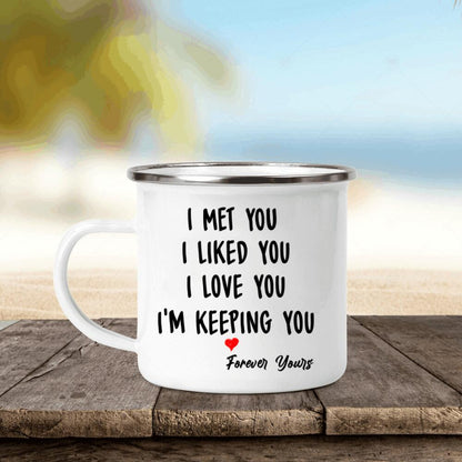 I love you, I like you Personalized Valentine Gift For Him/ Gift For Her Campire Mug XT