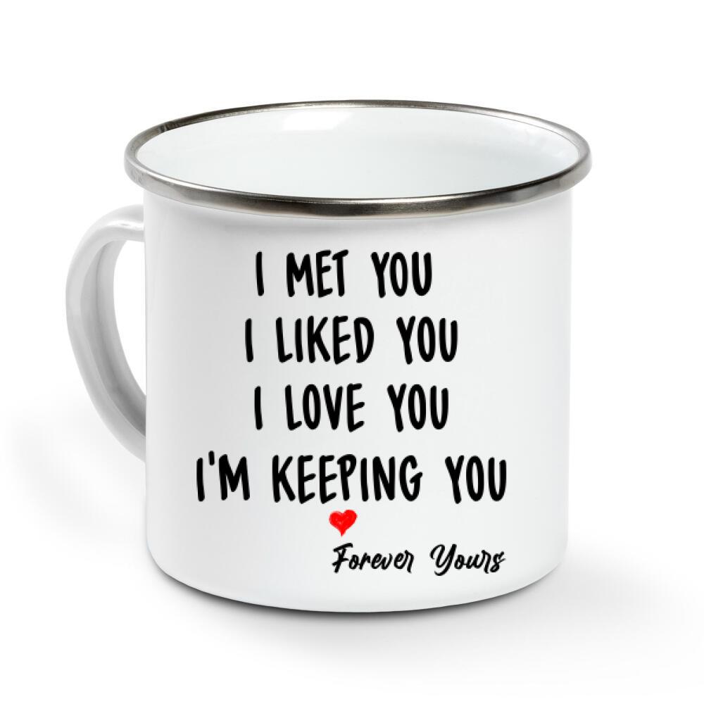I love you, I like you Personalized Valentine Gift For Him/ Gift For Her Campire Mug XT