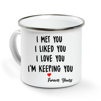 I love you, I like you Personalized Valentine Gift For Him/ Gift For Her Campire Mug XT