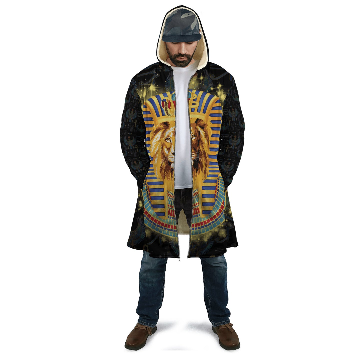Lion Pharaoh 3D All Over Printed Unisex Shirts