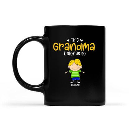 This Grandma Belongs To Personalized Mug Mother's Day Gift