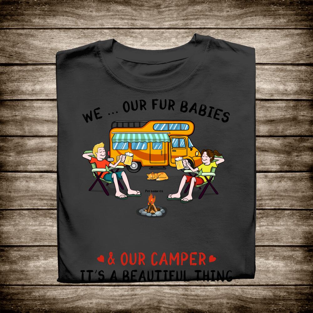Personalized T-Shirt Our Camper It's A Beautiful Thing