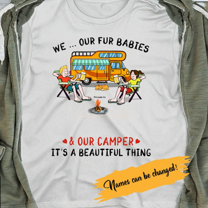 Personalized T-Shirt Our Camper It's A Beautiful Thing