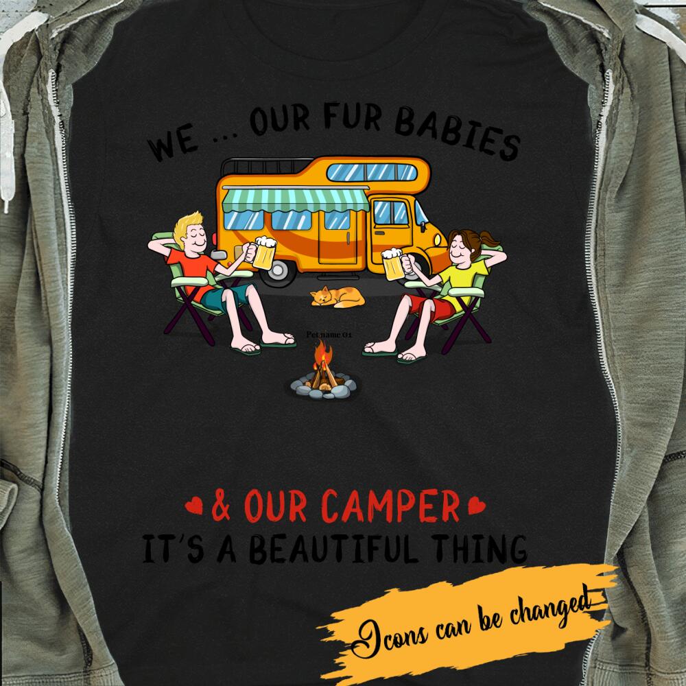 Personalized T-Shirt Our Camper It's A Beautiful Thing
