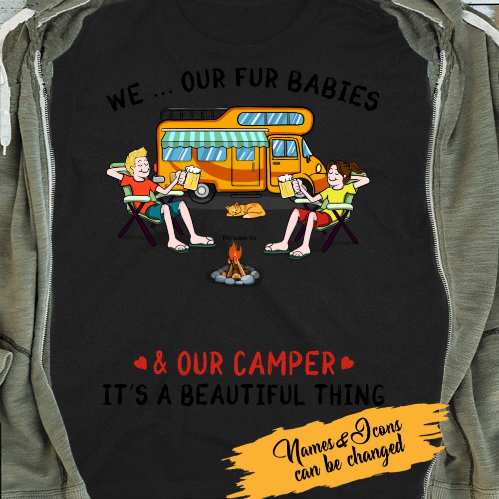 Personalized T-Shirt Our Camper It's A Beautiful Thing