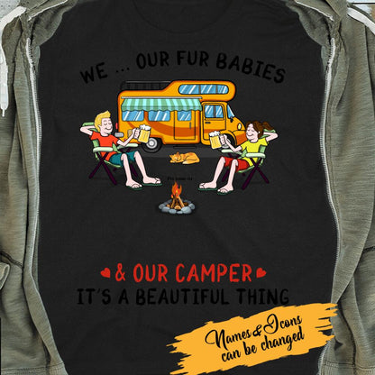 Personalized T-Shirt Our Camper It's A Beautiful Thing