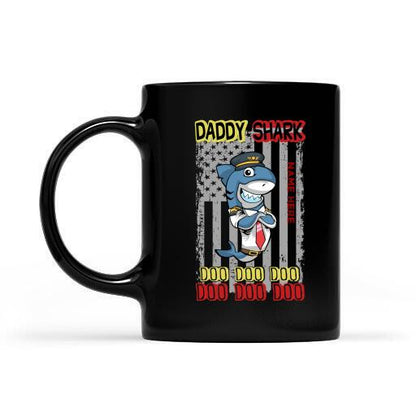 Daddy Shark Doo Doo Doo Personalized  Mug - Amazing Gift For Shark Lovers