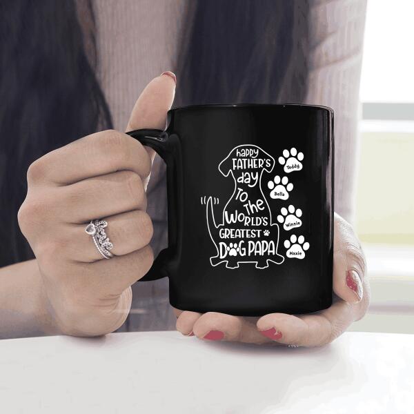 To The World's Greatest Papa Personalized Mug Amazing Gift For Dad
