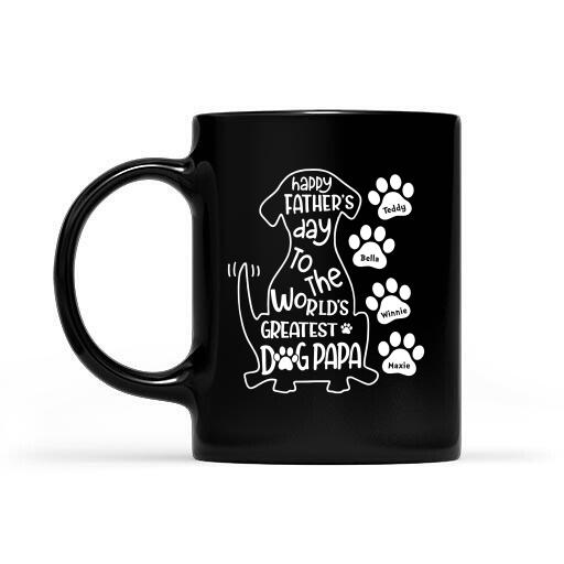 To The World's Greatest Papa Personalized Mug Amazing Gift For Dad