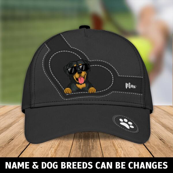 Personalized Full Print Cap Family The Dog Father 03